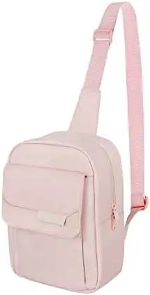 TULLIO Camera Bag Small for Photographer Canvas Camera Sling Bag Waterproof Dslr Camera Case Pink for Women Lightweight Compatible with Nikon Sony