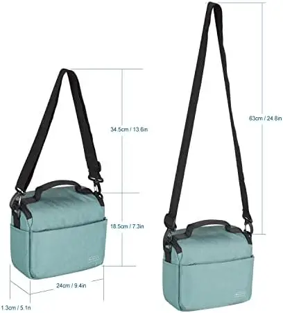 Dulepro Camera Bag, Compact Waterproof and Anti-Shock Theft Camera Shoulder Crossbody Bag Case Compatible for Nikon, Canon, Sony SLR/DSLR Mirrorless Cameras and Lenses - Image 5
