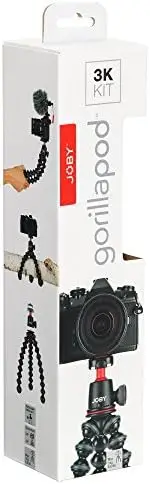 Joby JB01507 GorillaPod 3K Kit. Compact Tripod 3K Stand and Ballhead 3K for Mirrorless Cameras or Devices up to 3K (6.6lbs). Black/Charcoal. - Image 9