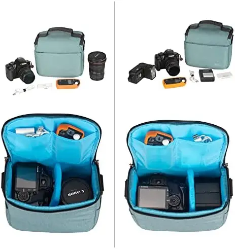 Dulepro Camera Bag, Compact Waterproof and Anti-Shock Theft Camera Shoulder Crossbody Bag Case Compatible for Nikon, Canon, Sony SLR/DSLR Mirrorless Cameras and Lenses - Image 7