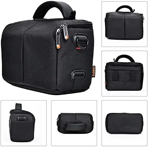 FOSOTO Waterproof Anti-shock Camera Case Bag Compatible for Canon Powershot SX540 SX530 SX60 SX420 HS M5,Nikon Coolpix L340 B500 B700 L330 L840 P610,Panasonic LUMIX FZ80 GX85,Sony a6000 Digital Camera - Image 5