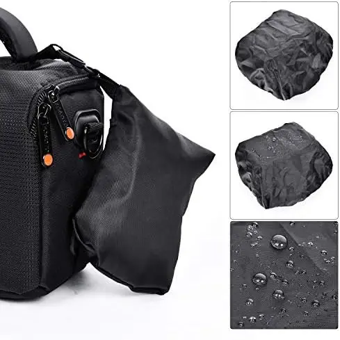 FOSOTO Waterproof Anti-shock Camera Case Bag Compatible for Canon Powershot SX540 SX530 SX60 SX420 HS M5,Nikon Coolpix L340 B500 B700 L330 L840 P610,Panasonic LUMIX FZ80 GX85,Sony a6000 Digital Camera - Image 6